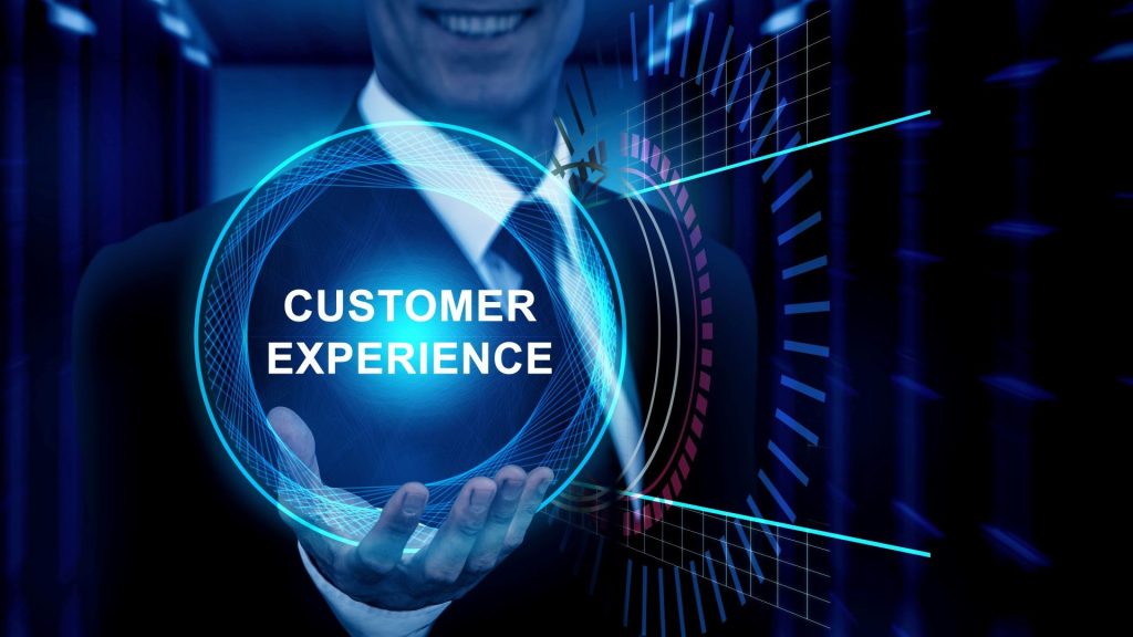 customer experience with illustrating customer digital transformation